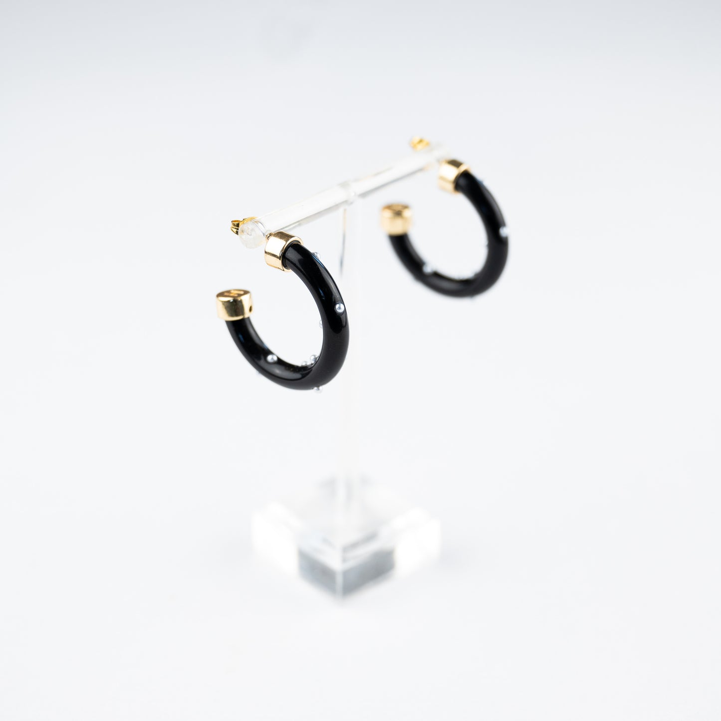 Minis - Black with Pearls