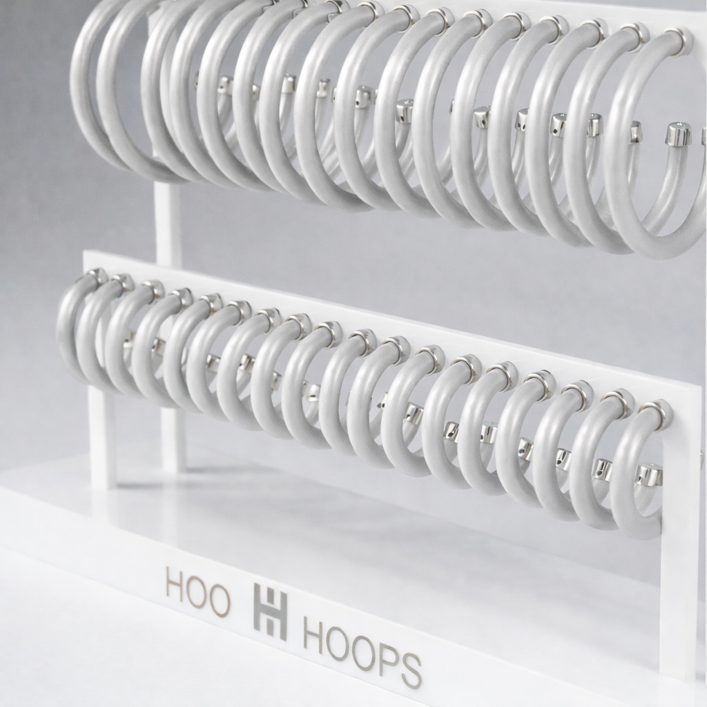 Hoops - Brushed Silver