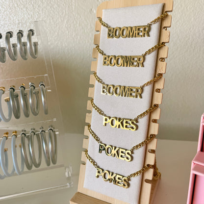 Custom Name Plate Necklace