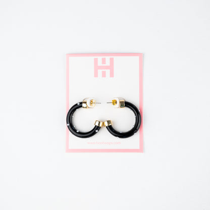 Minis - Black with Pearls