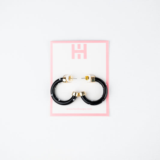 Minis - Black with Pearls